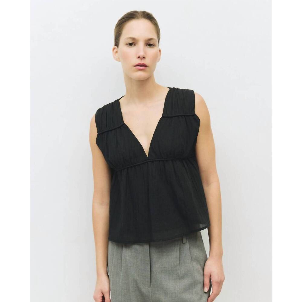 NEW ALL : ROW cora top in black